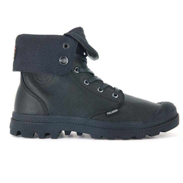 Palladium Baggy Leather ESS WP Laarzen Dames Zwart | NL 58HJROY